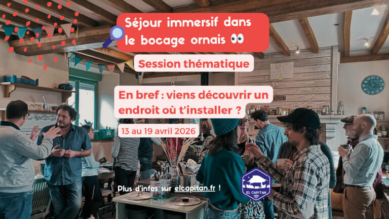 Séjour immersif dans le bocage ornais